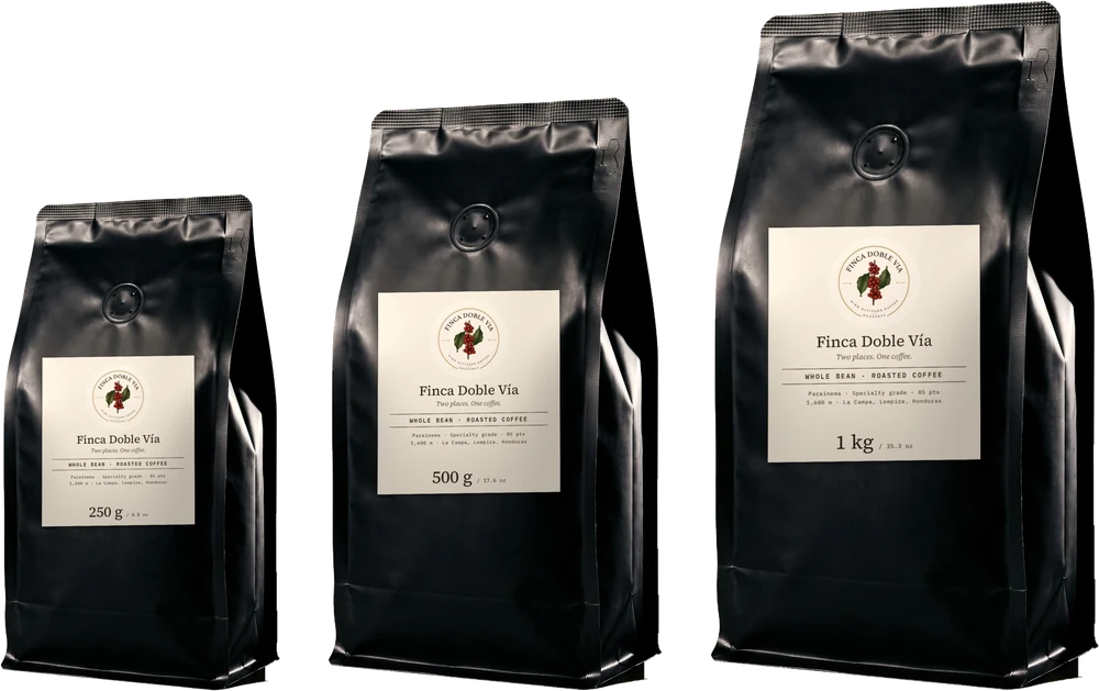 Finca Doble Vía coffee bags